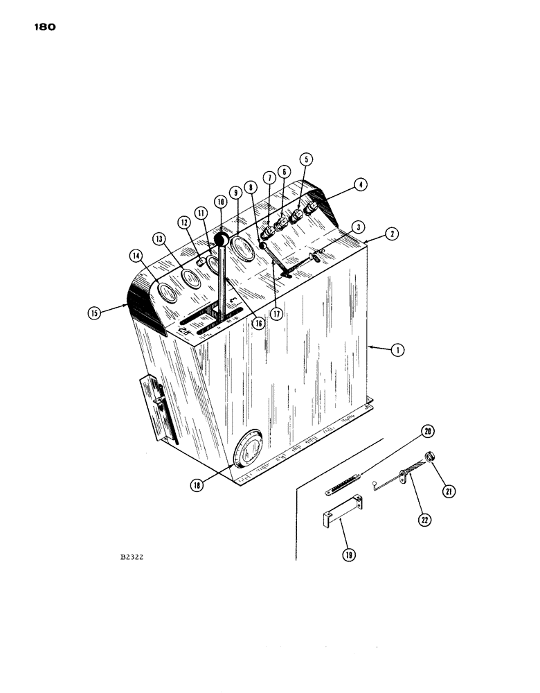 Схема запчастей Case IH 1660 - (180) - INSTRUMENT PANEL (55) - ELECTRICAL SYSTEMS