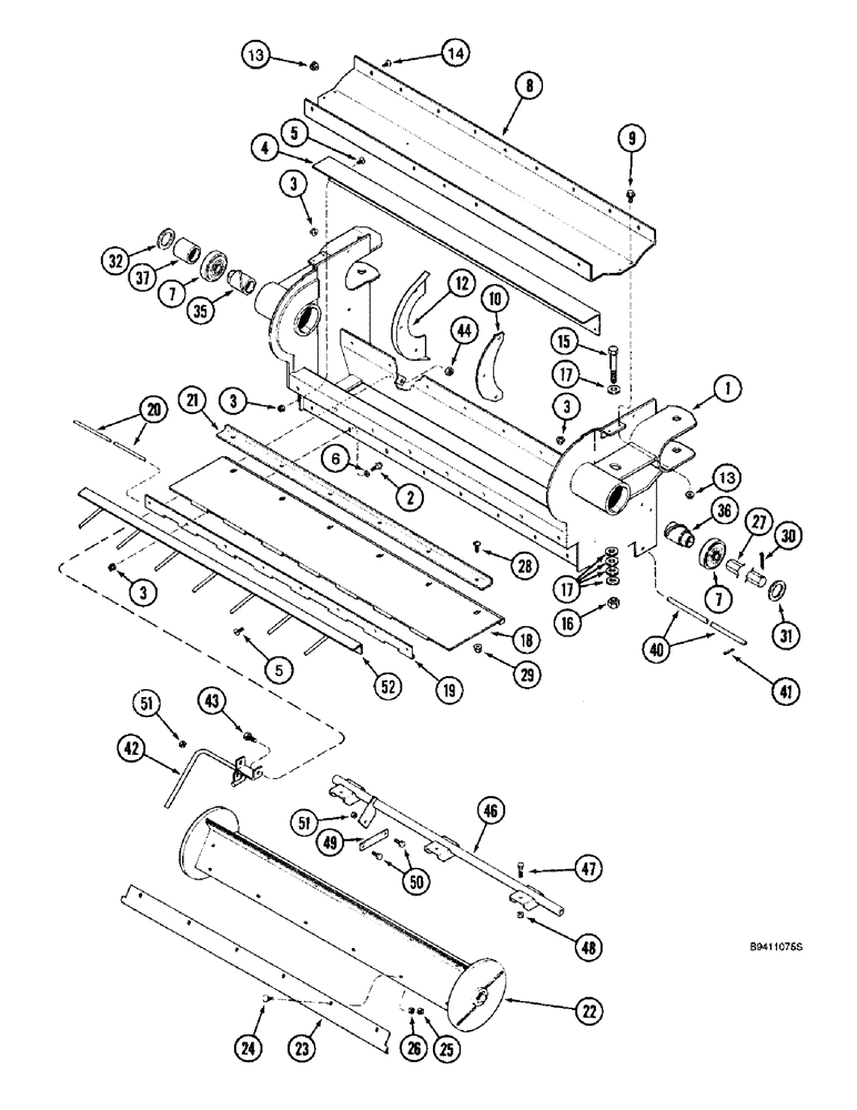 Схема запчастей Case IH 2166 - (9A-44) - ROCK TRAP (13) - FEEDER