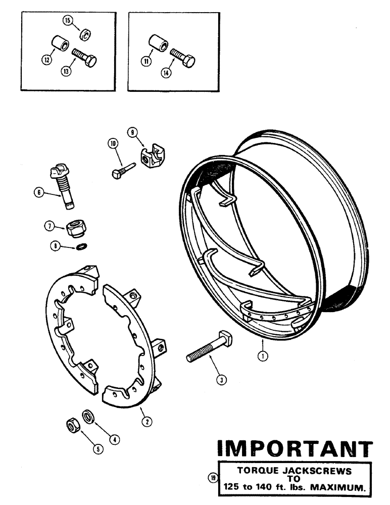 Схема запчастей Case IH 2470 - (262) - POWER ADJUSTABLE WHEEL AND CLAMPS (06) - POWER TRAIN