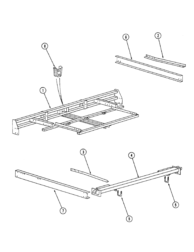Схема запчастей Case IH 4500 - (9-052) - MAIN FRAME, WING TYPE MODELS, 31 FOOT 6 INCH BASIC SIZE (09) - CHASSIS/ATTACHMENTS