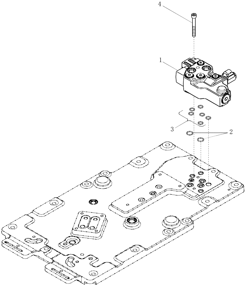 Схема запчастей Case IH MX305 - (08-13) - HYDRAULIC SYSTEM - PTO/DIFFERENTIAL LOCK VALVE (08) - HYDRAULICS