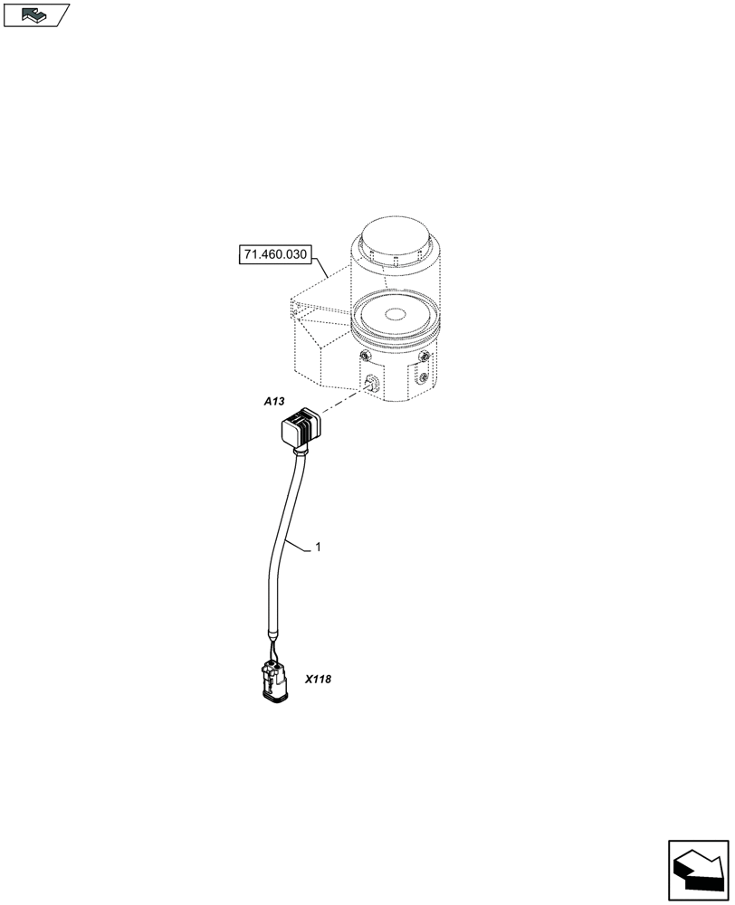 Схема запчастей Case IH LB324P - (55.100.010) - AUTOMATIC GREASING PUMP, ELECTRICITY - C093 (55) - ELECTRICAL SYSTEMS