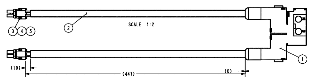 Схема запчастей Case IH FLX3510 - (07-017) - VALVE, AIR WITH HARNESS Pneumatics