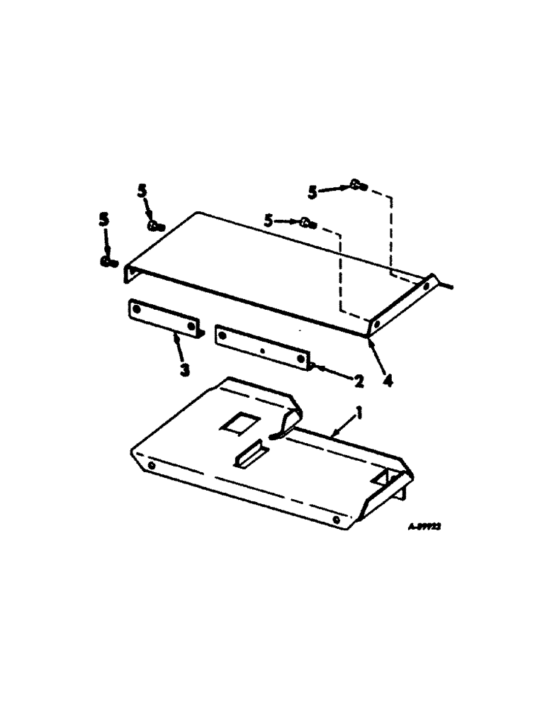 Схема запчастей Case IH 2656 - (G-14[A]) - ELECTRICAL SYSTEM, BATTERY TRAY, INTERNATIONAL TRACTORS (06) - ELECTRICAL SYSTEMS