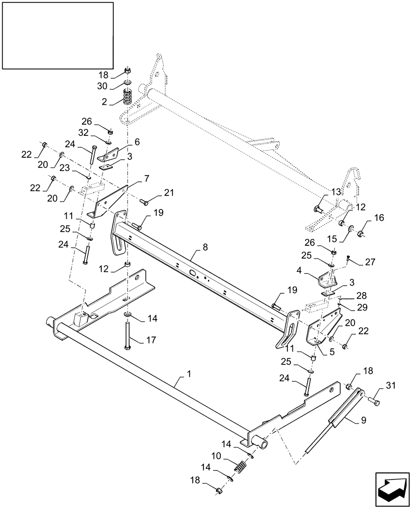 Схема запчастей Case IH LB433R - (18.87718024[03]) - DIA : BALE WEIGHING SYSTEM (18) - ACCESSORIES
