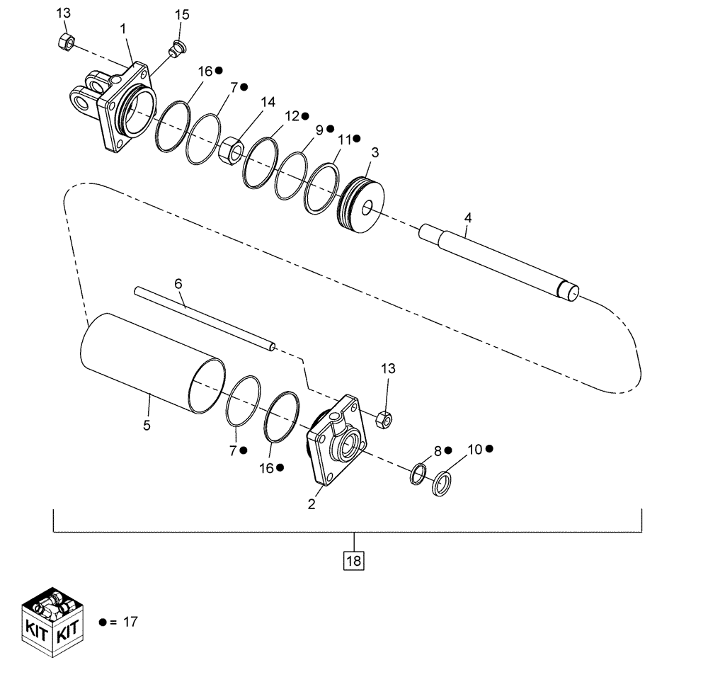 Схема запчастей Case IH RMX790 - (35.100.07) - WING FOLD 3-1/2 X 16, 21 AND 24 MACHINES (08) - HYDRAULICS