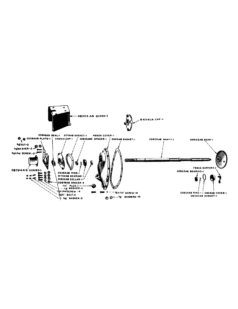 Схема запчастей Case IH S-SERIES - (136) - POWER TAKE OFF, FOR S AND SO TRACTORS, 1-1/8 AND 1-3/8 INCH SHAFT (06) - POWER TRAIN