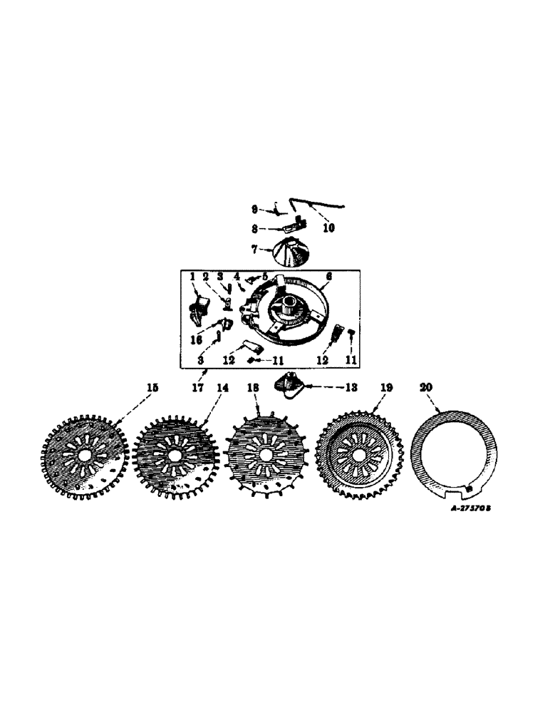 Схема запчастей Case IH 489 - (F-40) - COTTON PLANTING EQUIPMENT, FOR COMBINATION HOPPER 