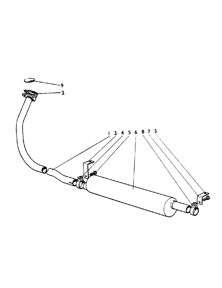 Схема запчастей Case IH 780 - (020) - 911418, DOWNSWEPT EXHAUST, U716, OPTIONAL EQUIPMENT (01) - ENGINE
