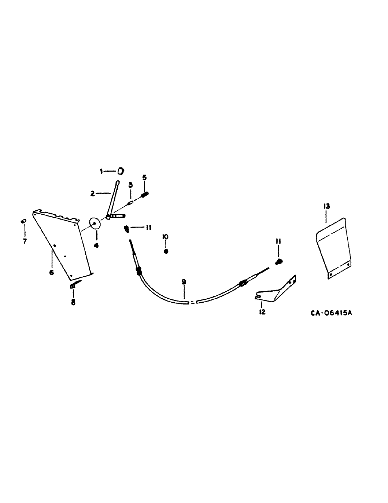 Схема запчастей Case IH 1440 - (12-17) - POWER, THROTTLE CONTROLS, S/N 20001 AND ABOVE Power