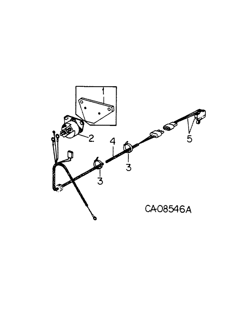 Схема запчастей Case IH 5488 - (08-23[A]) - ELECTRICAL, NEUTRAL START ADAPTER (06) - ELECTRICAL