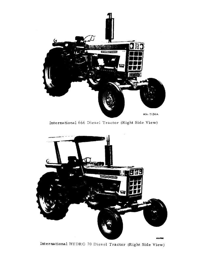 Схема запчастей Case IH HYDRO 70 - (00-08) - INTRODUCTION - MODEL VIEW (00) - GENERAL