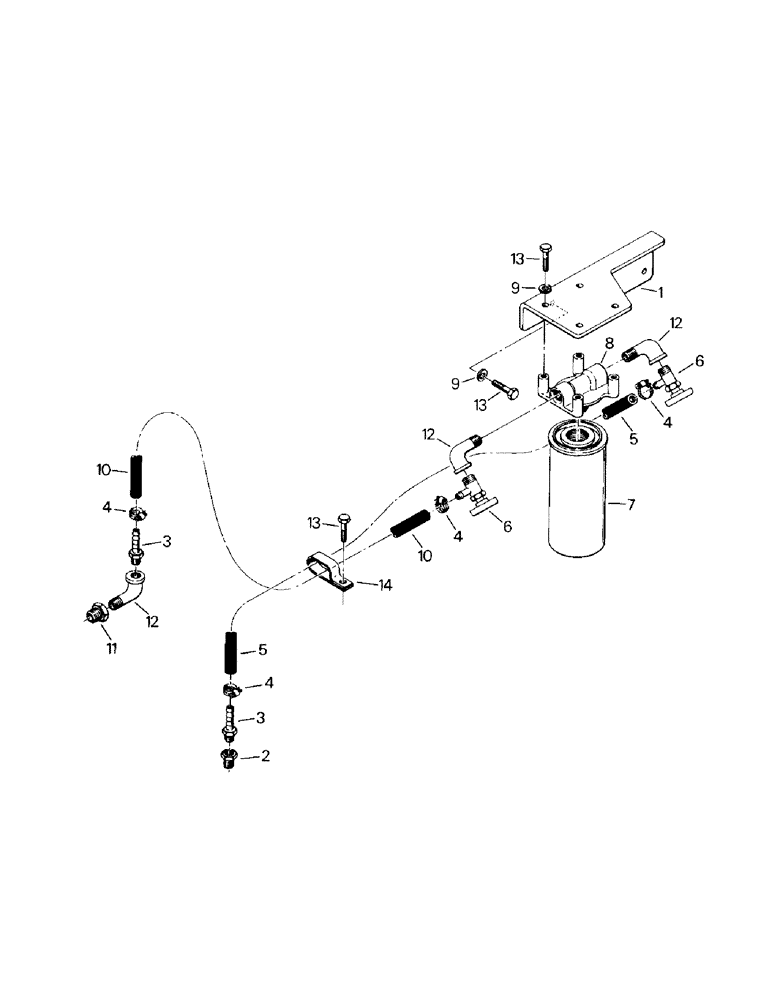 Схема запчастей Case IH KS-325 - (04-03) - WATER FILTER & MOUNTING, CAT 3406 ENGINE (04) - Drive Train