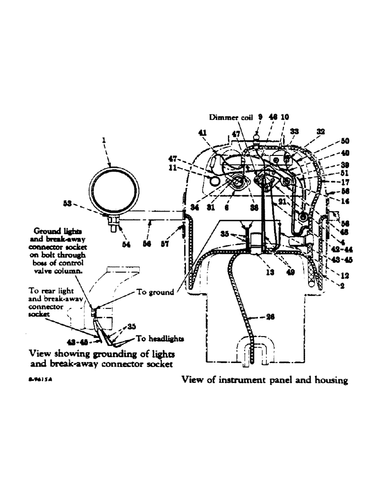 Схема запчастей Case IH 300 - (147) - ELECTRICAL SYSTEM, DIESEL ENGINE, STARTING AND LIGHTING SYSTEM, 12 VOLT (06) - ELECTRICAL SYSTEMS
