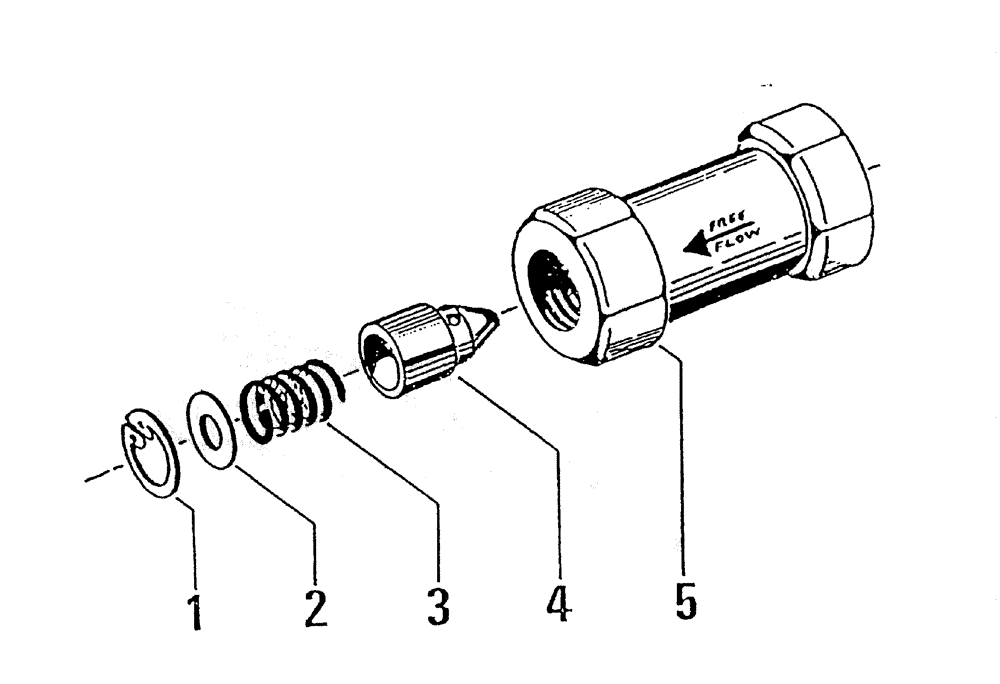 Схема запчастей Case IH 7700 - (B04-45) - HYDRAULIC CHECK VALVE * 3/8" Hydraulic Components & Circuits