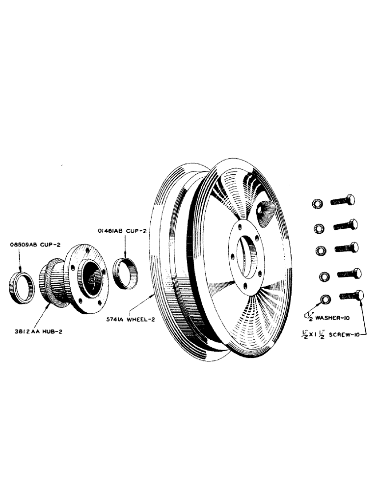 Схема запчастей Case IH SC-SERIES - (096) - DUAL FRONT WHEELS FOR PNEUMATIC FARM TIRES, FOR SC TRACTOR (06) - POWER TRAIN