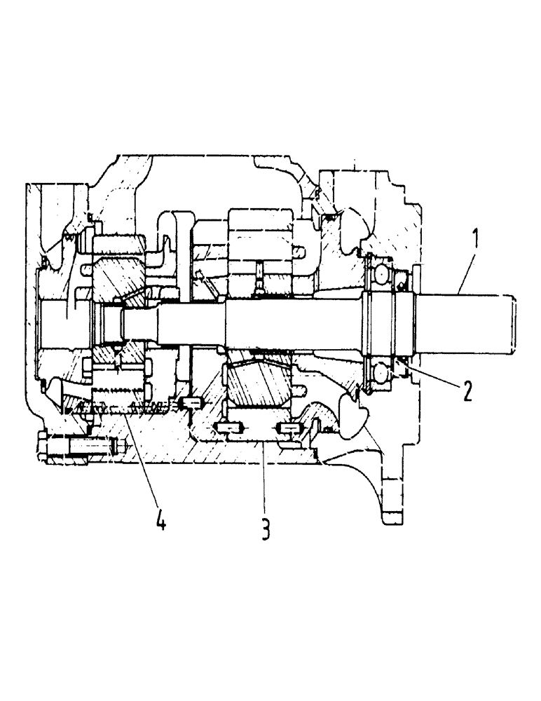 Схема запчастей Case IH 7000 - (B04-06) - HYDRAULIC PUMP, DENISON, LOWER Hydraulic Components & Circuits