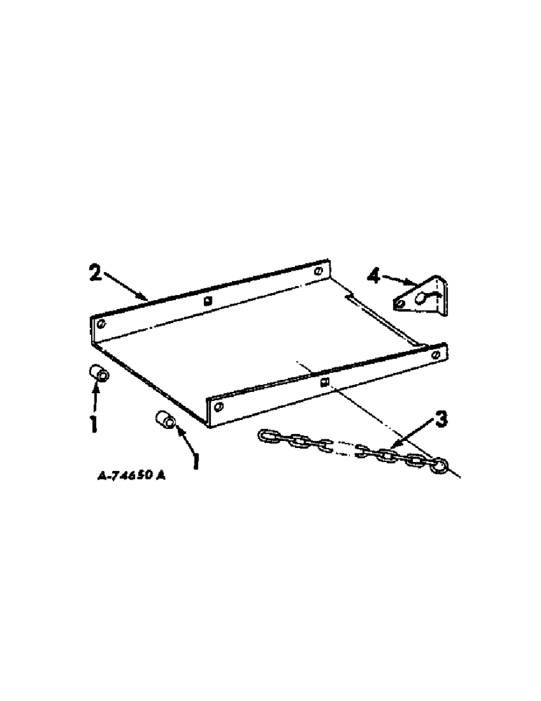 Схема запчастей Case IH 420 - (D-39[A]) - BALE CHUTE ATTACHMENT, WHEN ORDERED 