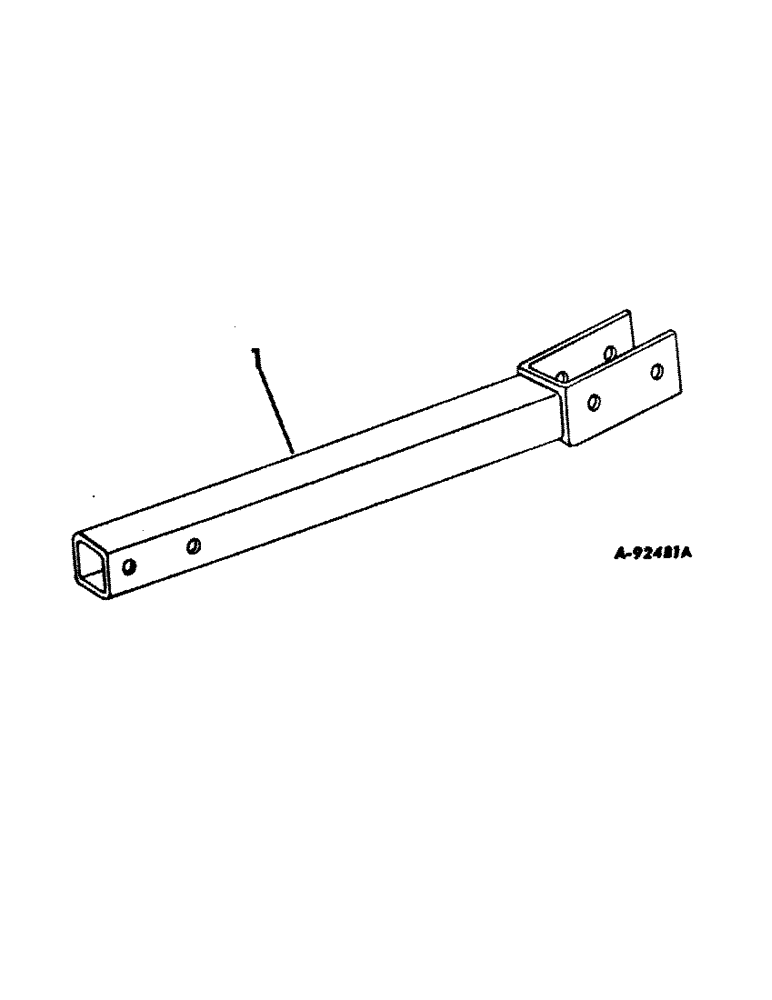 Схема запчастей Case IH 30 - (C-13B) - TONGUE EXTENSION ATTACHMENT, FOR FIVE AND SEVEN WHEEL RAKES 
