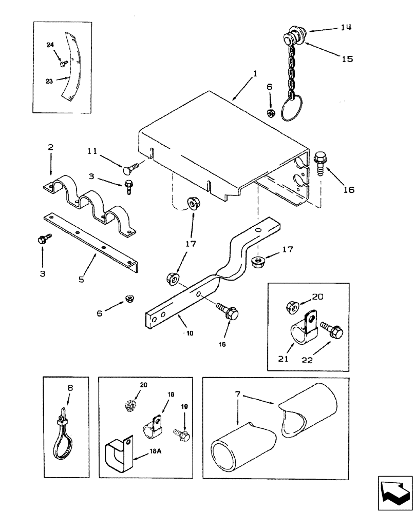 Схема запчастей Case IH 2577 - (35.450.01) - REEL DRIVE - COUPLING MOUNTING (35) - HYDRAULIC SYSTEMS