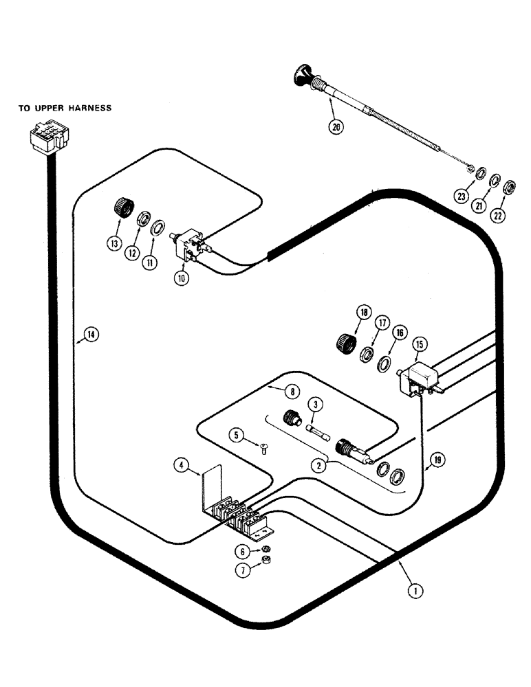 Схема запчастей Case IH 870 - (310) - CAB, INSTRUMENT PANEL, CONTROLS & WIRING, WITHOUT AIR CONDITIONER, BETTENDORF (09) - CHASSIS/ATTACHMENTS