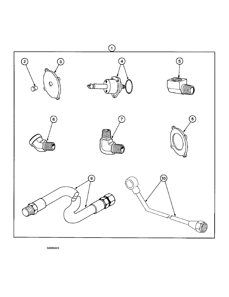 Схема запчастей Case IH DT-361 - (8-40) - ROOSA-MASTER INJECTION PUMP CONVERSION KIT, 806 AND 2806 TRACTORS W/ENGINE S/N PRIOR TO 23979 