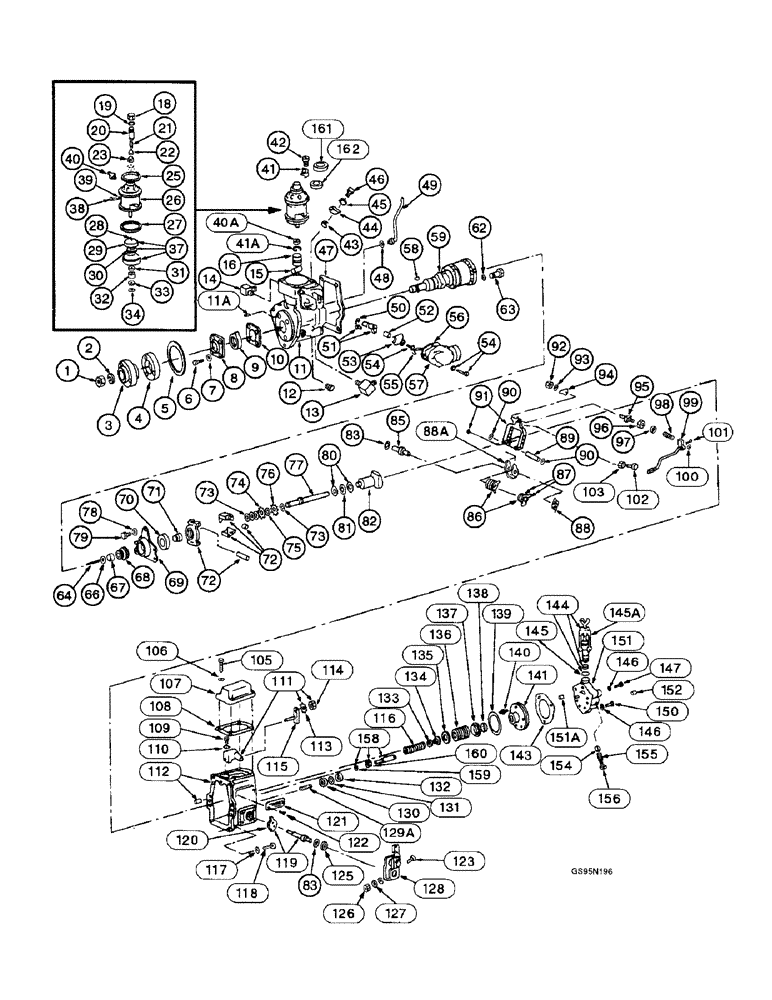 Схема запчастей Case IH DT-414 - (9C-26) - FUEL INJECTION PUMP 