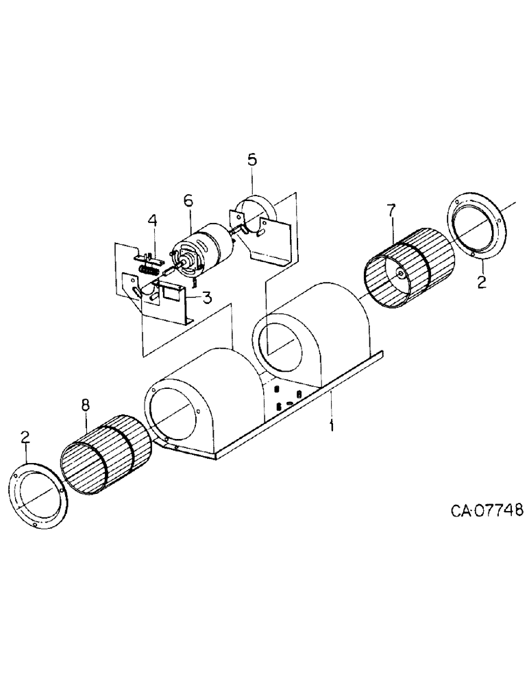 Схема запчастей Case IH 3688HC - (13-38) - SUPERSTRUCTURE, BLOWER ASSEMBLY (05) - SUPERSTRUCTURE