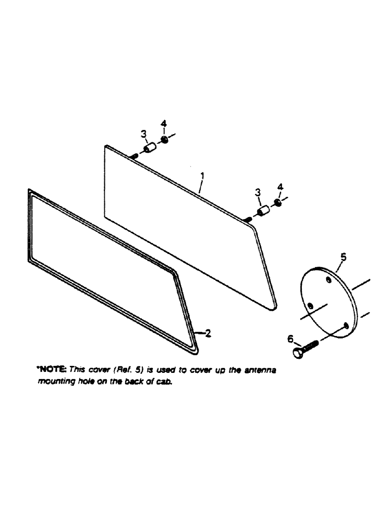 Схема запчастей Case IH 9170 - (01-16) - NO RADIO OPTION (10) - CAB
