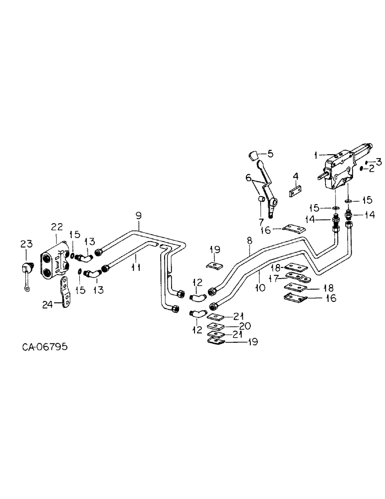 Схема запчастей Case IH 3788 - (10-30) - HYDRAULICS, FOURTH VALVE FOR QUADRUPLE AUXILIARY VALVES (07) - HYDRAULICS