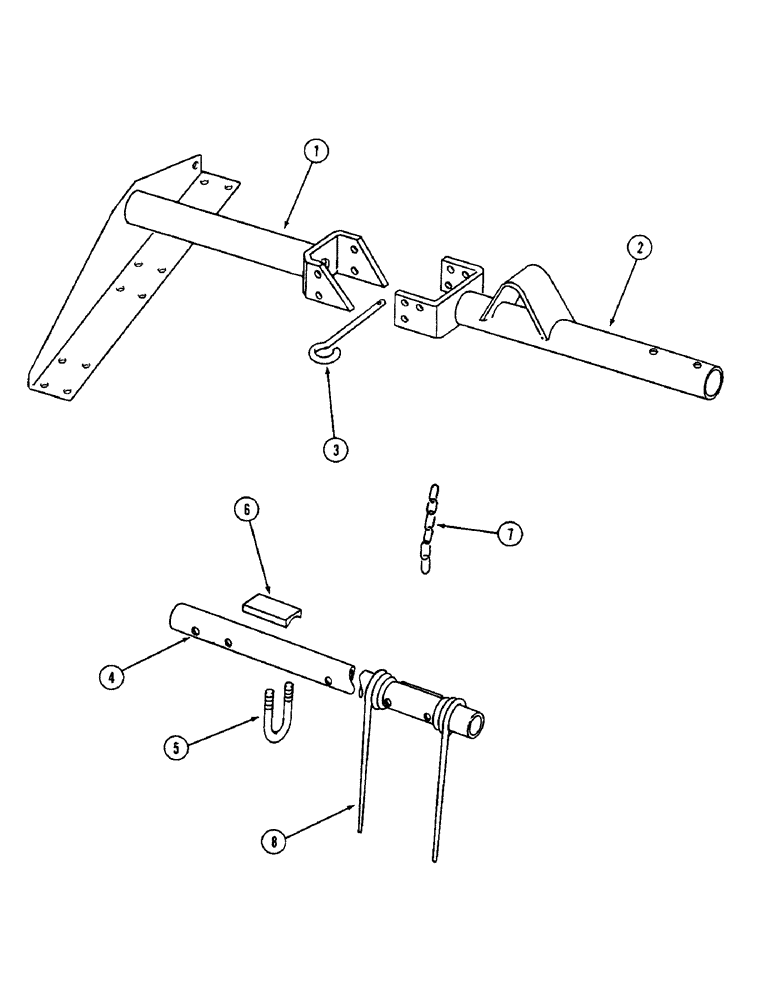 Схема запчастей Case IH 4500 - (9-086) - TOOLING EQUIPMENT, HINGED TYPE 2 FOOT 3 INCH MULCHERS, 2 BAR, FOR USE ON WING FRAMES (09) - CHASSIS/ATTACHMENTS