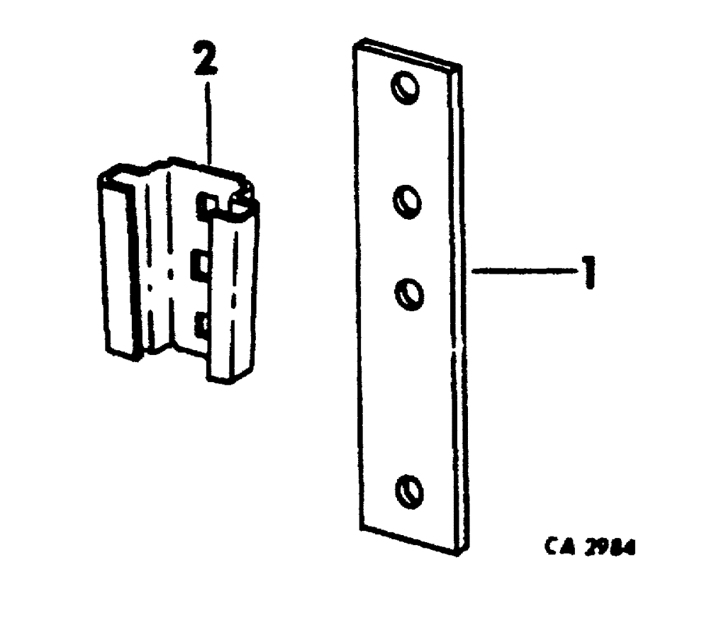 Схема запчастей Case IH 660 - (AF-10) - SAFETY LIGHT SOCKET UNIT 