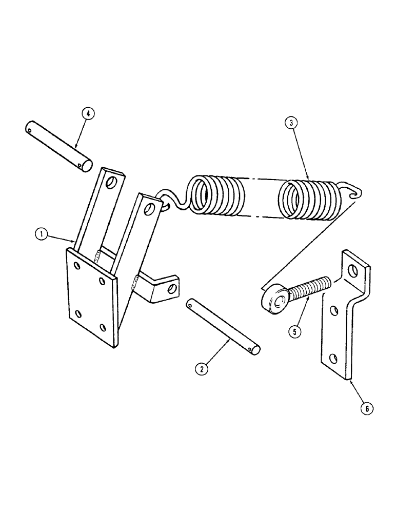 Схема запчастей Case IH 4500 - (9-008) - C FRAME EXTENSION LIFT HELPER SPRING, DIRECT MOUNTED MODELS (09) - CHASSIS/ATTACHMENTS