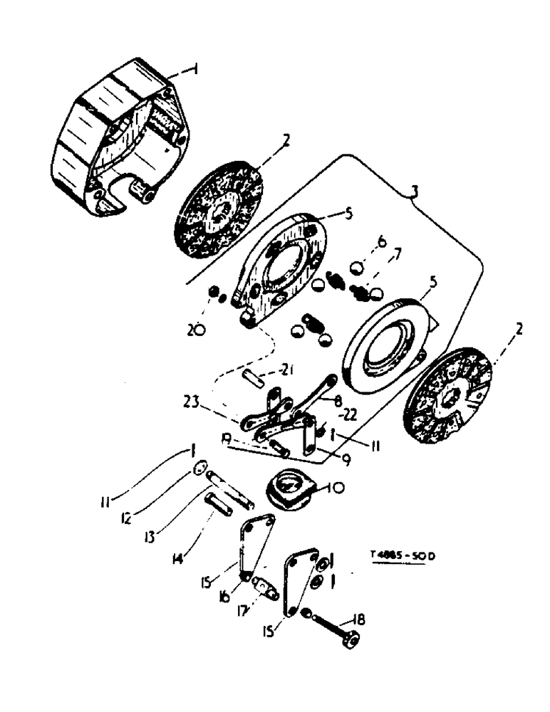 Схема запчастей Case IH 364 - (4-30) - CHASSIS, DISC BRAKES (12) - CHASSIS