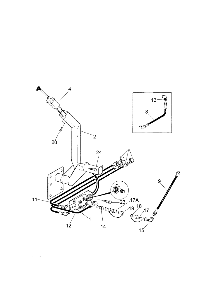 Схема запчастей Case IH L108 - (32) - CONTROL HYDRAULICS (08) - HYDRAULICS
