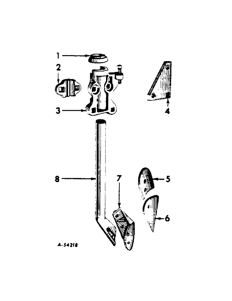 Схема запчастей Case IH 189 - (H-3[A]) - STATIONARY JOINTERS, ONE PER FURROW 
