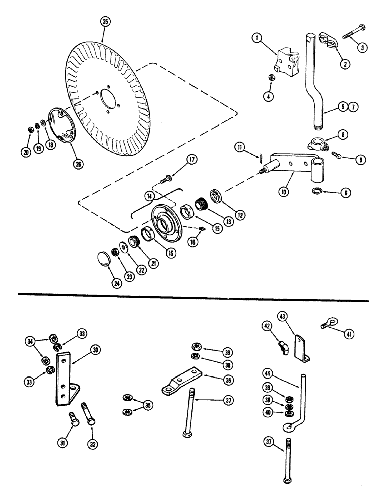 Схема запчастей Case IH 400-SERIES - (60) - RIGID COULTER, ANTIFRICTION BEARING 