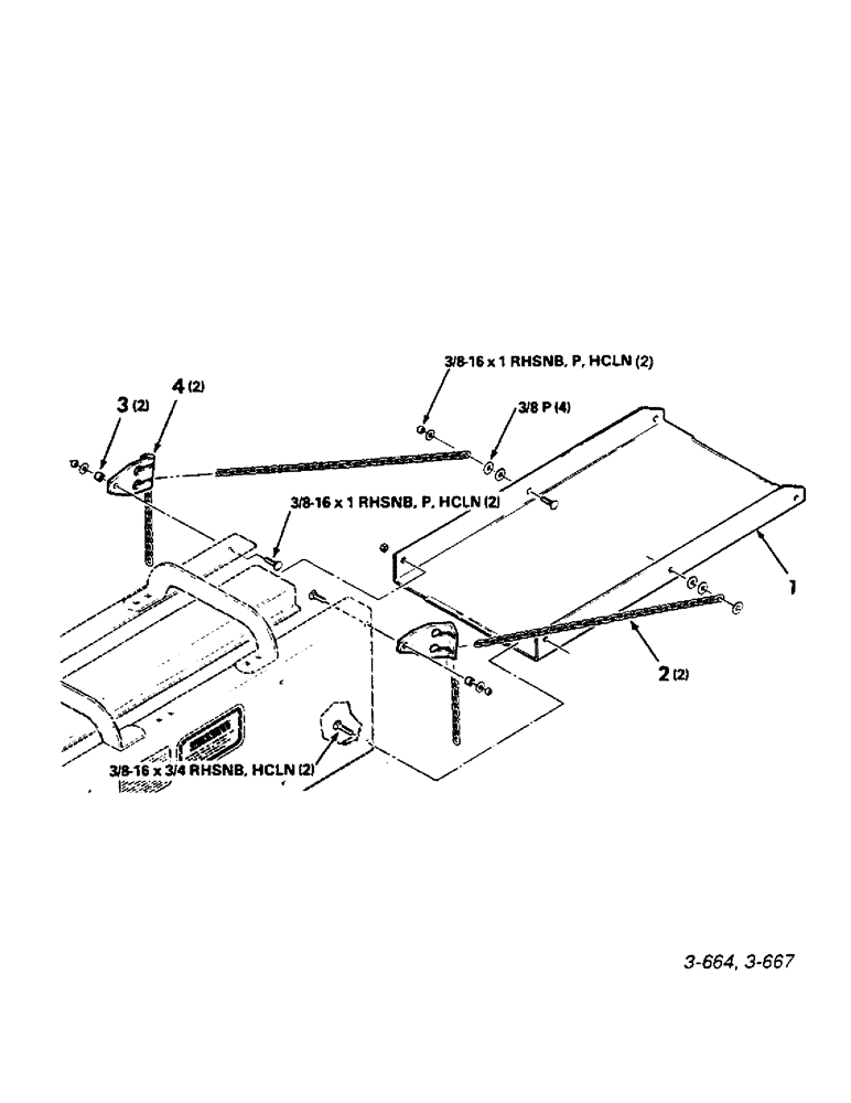 Схема запчастей Case IH 8550 - (60) - BALE CHUTE KIT (70) - EJECTION