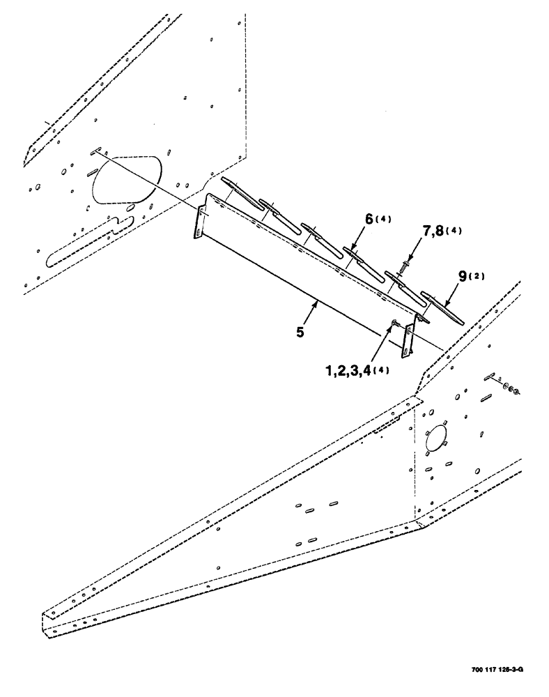 Схема запчастей Case IH 8420 - (06-10) - BELT GUIDE ASSEMBLY (FORMING) (14) - BALE CHAMBER