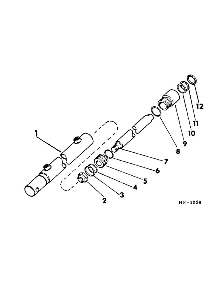 Схема запчастей Case IH 275 - (F-67) - HYDRAULIC SYSTEM, REEL LIFT MASTER HYDRAULIC CYLINDER (07) - HYDRAULIC SYSTEM