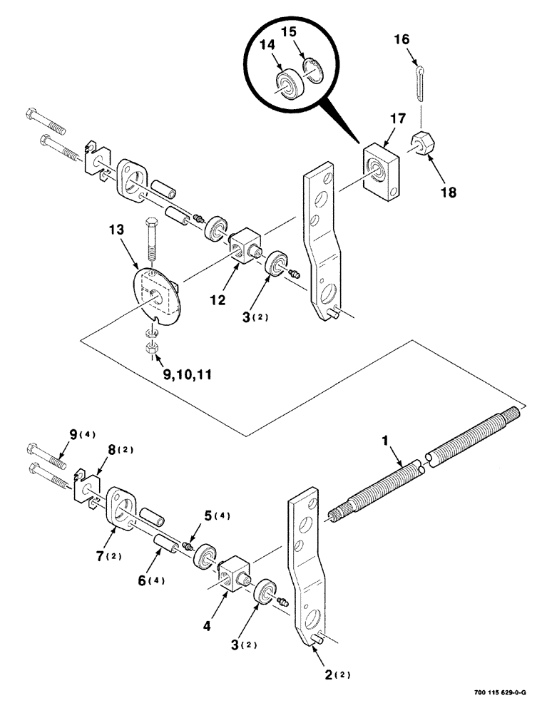 Схема запчастей Case IH 8840 - (05-012) - STEERING ASSEMBLY (41) - STEERING