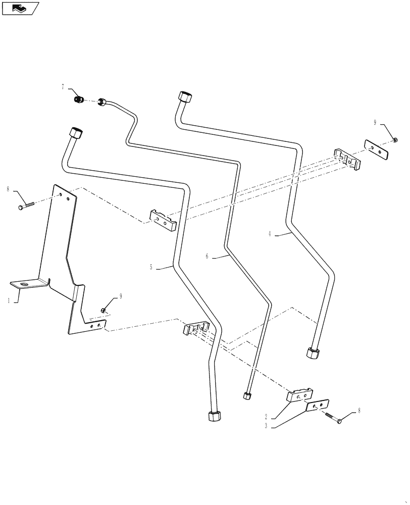 Схема запчастей Case IH 9230 - (35.904.01[2]) - HYDRAULICS,CLEANING FAN CONT (35) - HYDRAULIC SYSTEMS