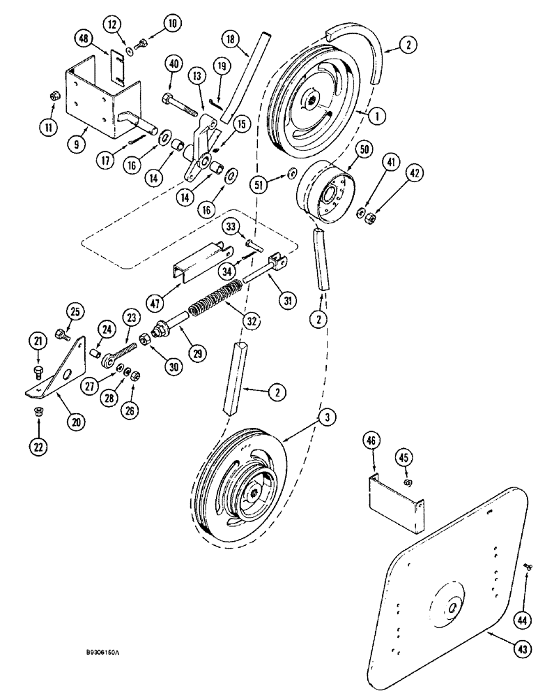 Схема запчастей Case IH 1666 - (9F-10) - STRAW CHOPPER, DRIVE (19) - STRAW SPREADER & CHOPPER