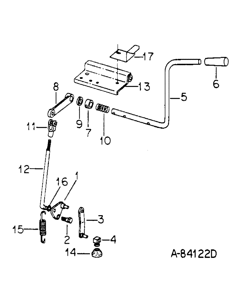 Схема запчастей Case IH 686 - (07-38) - DRIVE TRAIN, INDEPENDENT POWER TAKE-OFF LEVER AND CONNECTIONS (04) - Drive Train