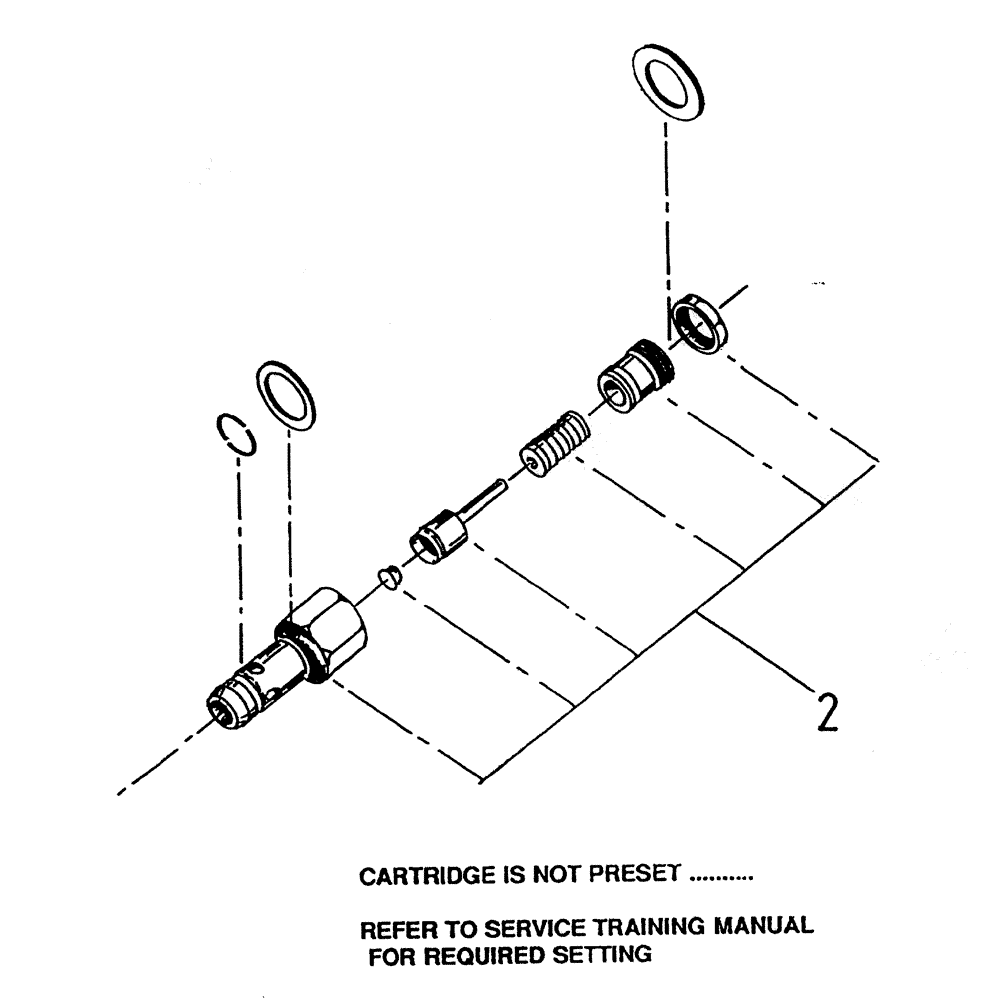 Схема запчастей Case IH 7700 - (B04-70) - HYDRAULIC RELIEF VALVE (ROLLERS) Hydraulic Components & Circuits