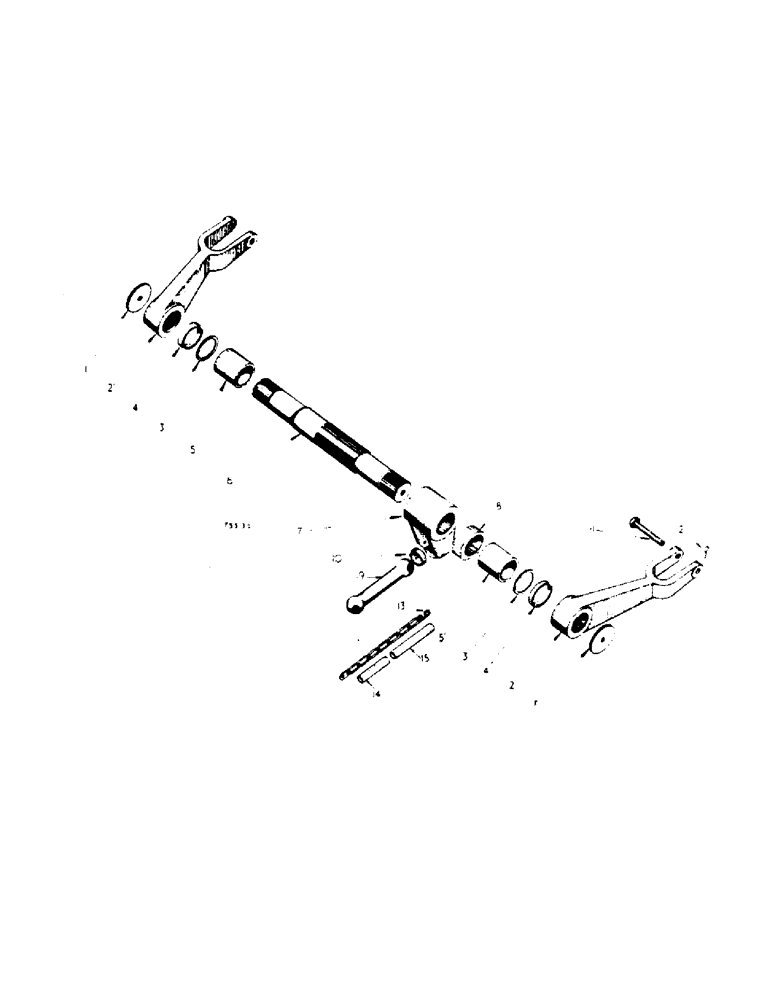 Схема запчастей Case IH 364 - (5-07) - HYDRAULIC ATTACHMENTS, HYDRAULIC LIFT ARMS, HYDRAULIC LIFT ATTACHMENT, VARY TOUCH (07) - HYDRAULIC SYSTEM