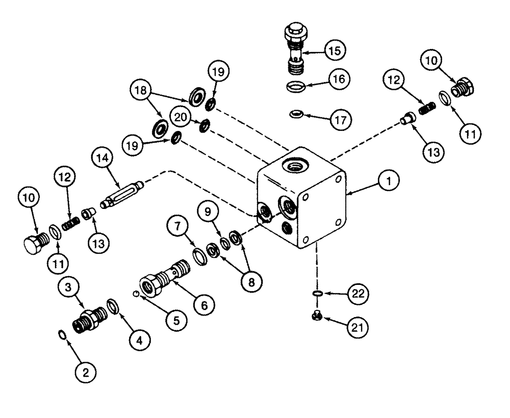 Схема запчастей Case IH 2555 - (06-14) - MOTOR ASSY HYDROSTATIC (03) - POWER TRAIN