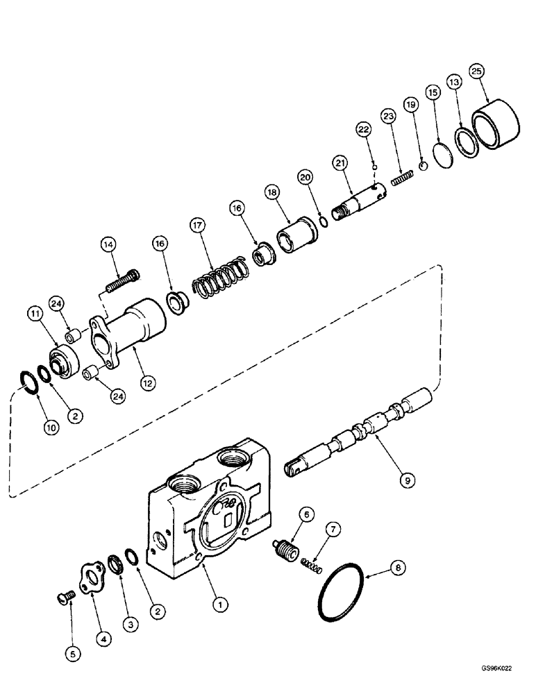Схема запчастей Case IH L750 - (8-36) - VALVE SECTION (08) - HYDRAULICS