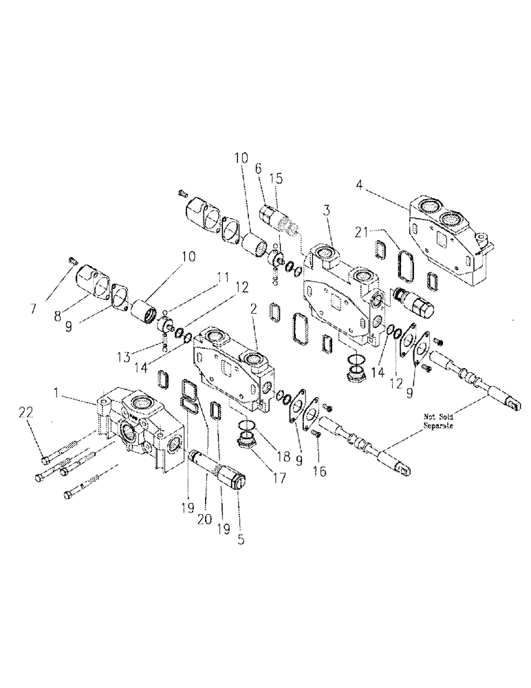 Схема запчастей Case IH 7000 - (B05-04) - HYDRAULIC VALVE, VG20 Hydraulic Components & Circuits