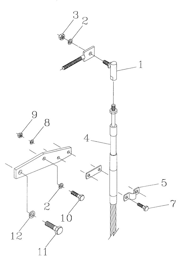 Схема запчастей Case IH 7700 - (C04[05]) - THROTTLE {3306} Engine & Engine Attachments